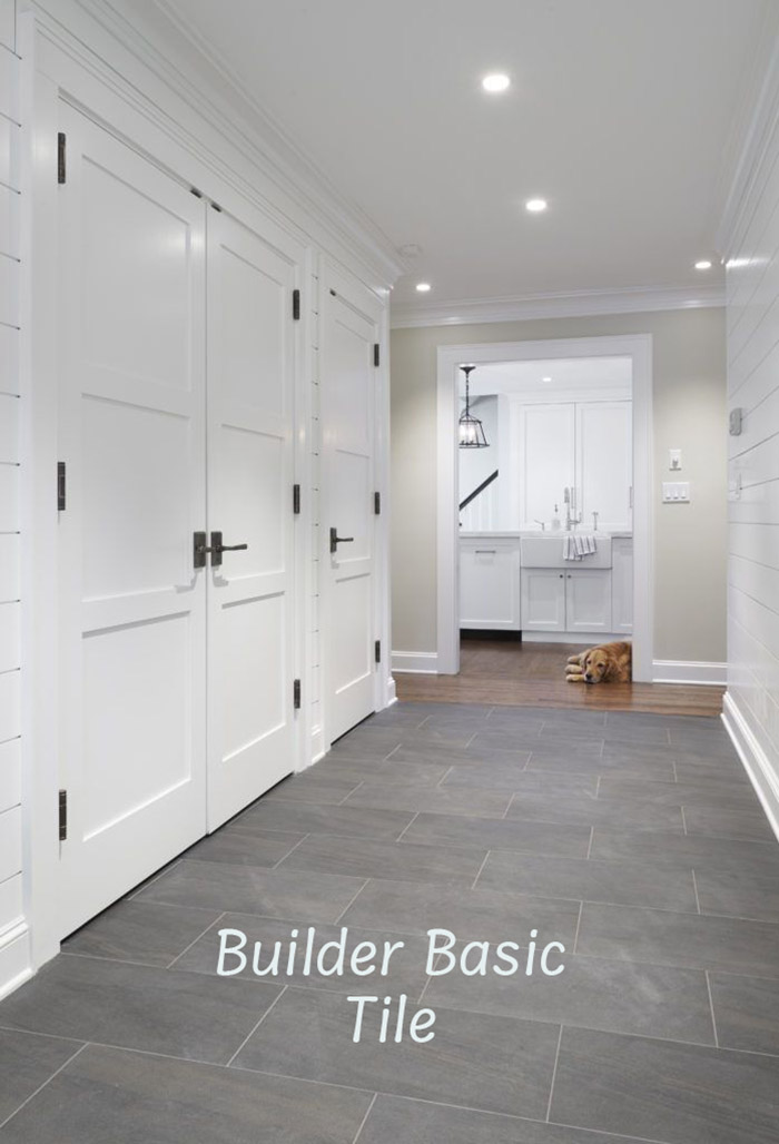 Charcoal floor tile