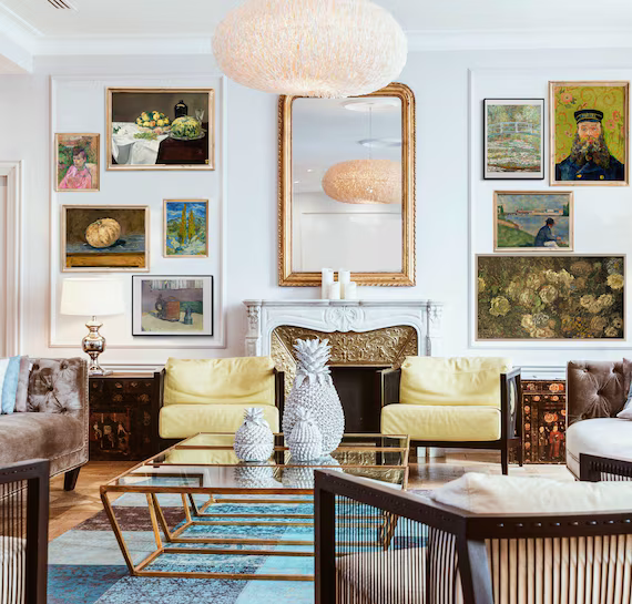 custom gallery wall