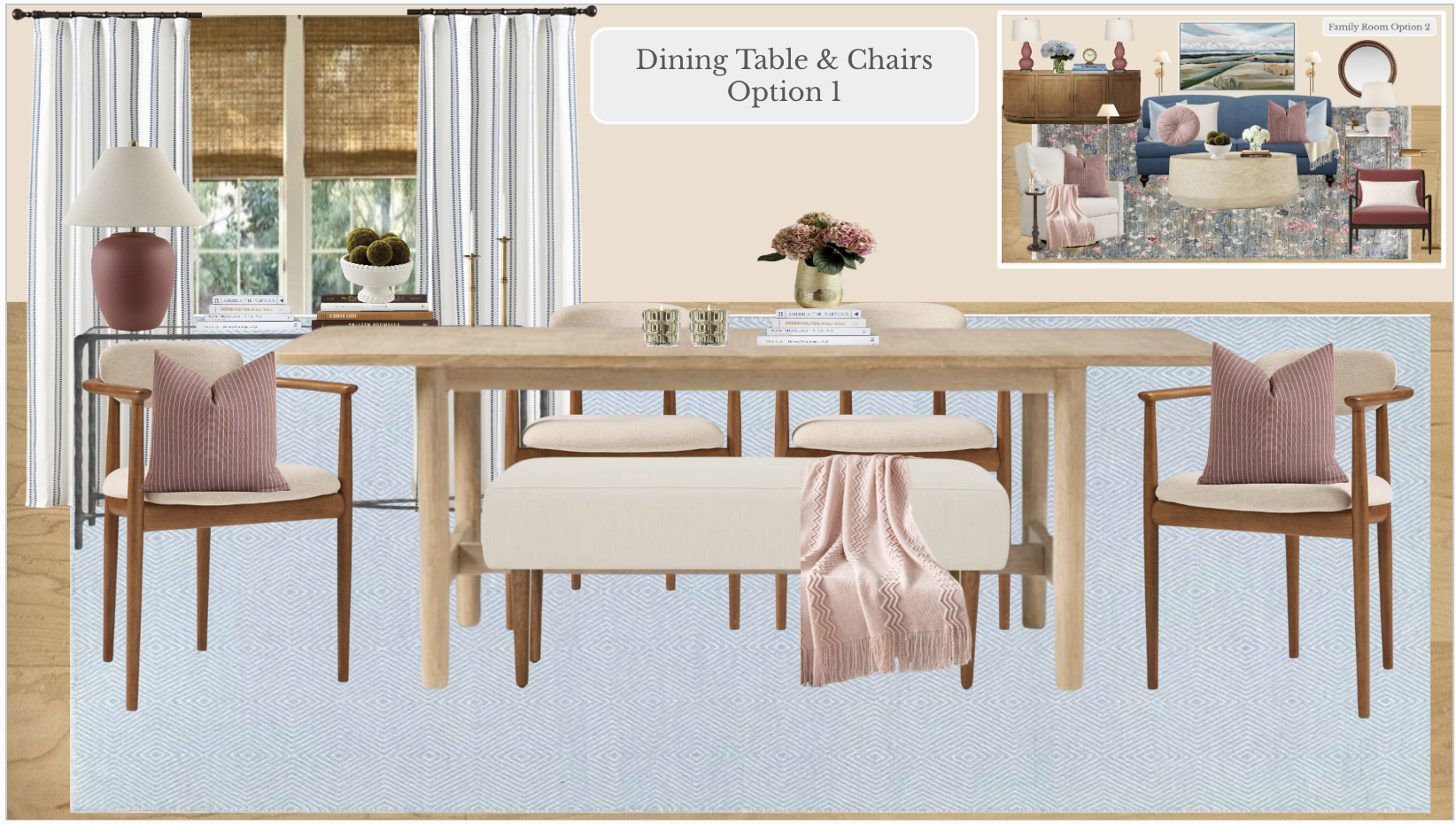 dining room design board