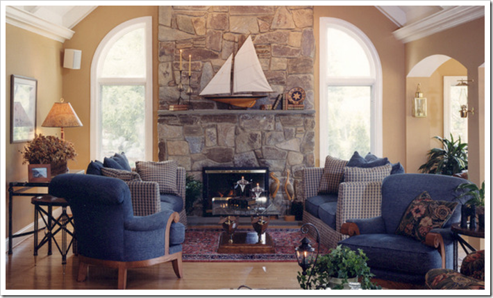 How To Choose Colour Around A Stone Fireplace